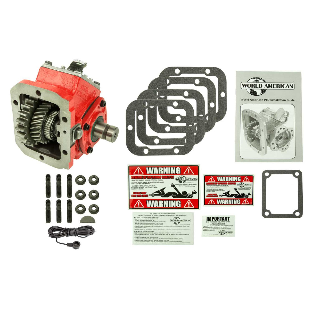 6-Bolt Remote Mount PTO with Wire Shift