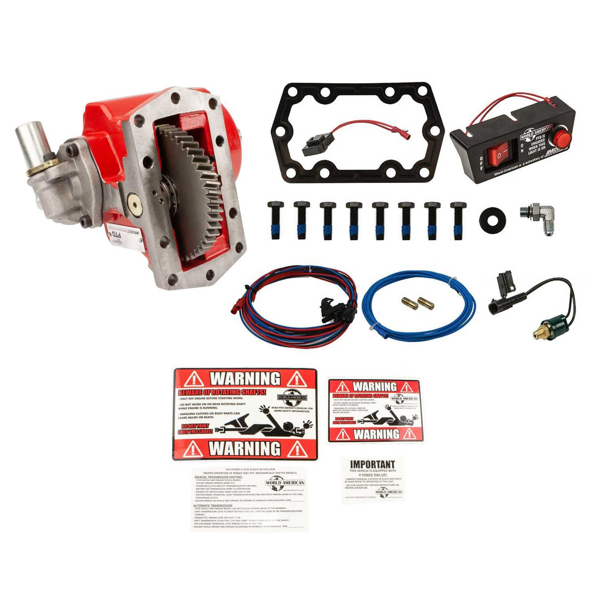 10-Bolt Remote Mount PTO with Electric Over Hydraulic Shift