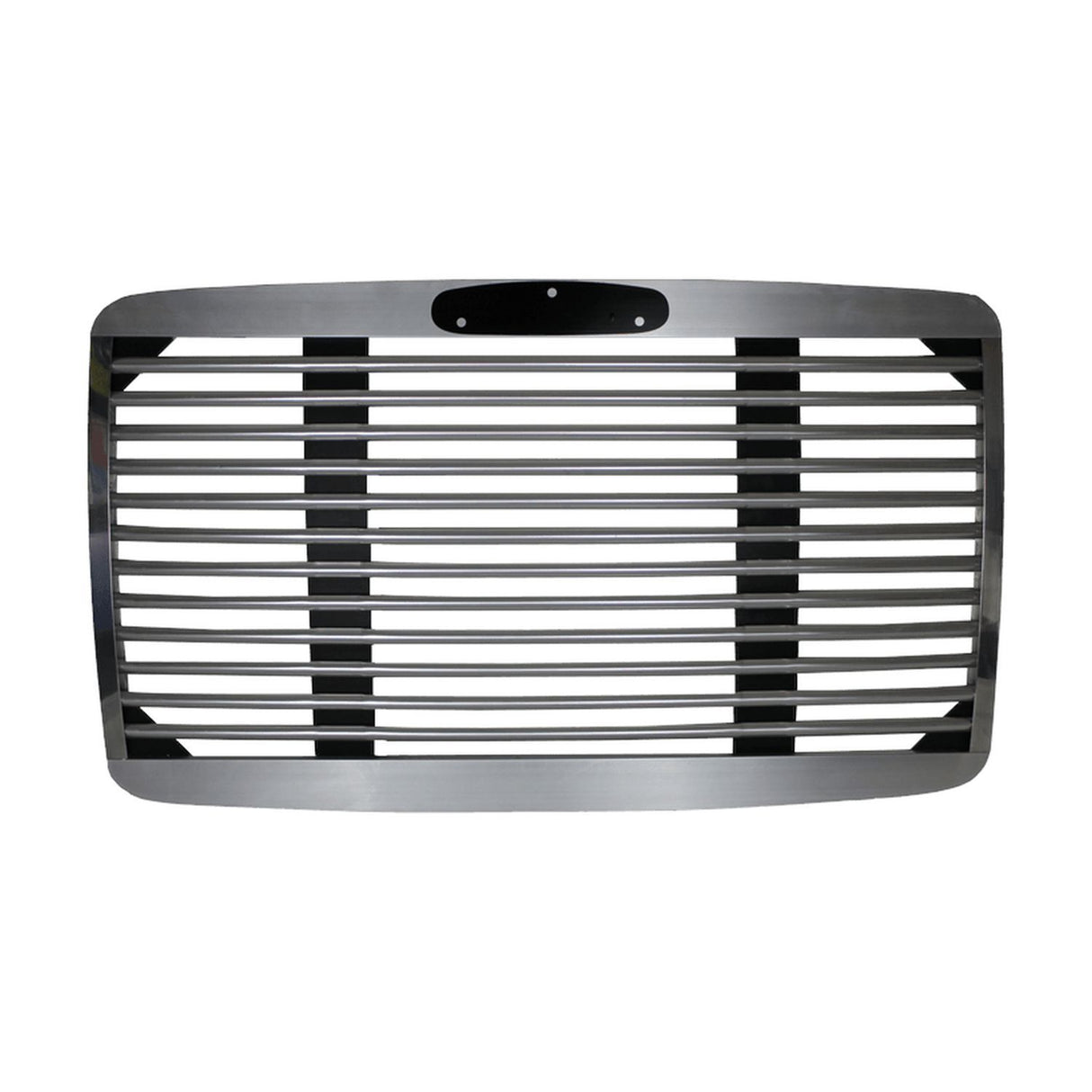 Black w/Brushed Aluminum Grille W/O Bug Screen Freightliner C112/120 1997-2004