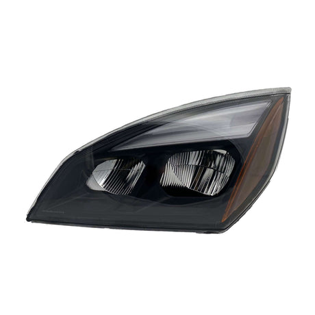 Freightliner Cascadia 2018 - Up Head Light LED Assembly Black Design Driver A6601405002