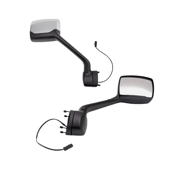 Kenworth T680 NEXT GEN HOOD MIRROR CHROME Passenger Side