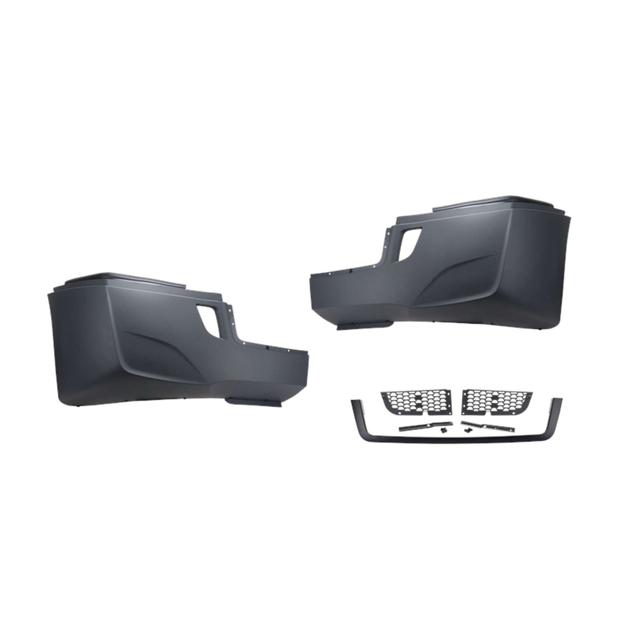 Freightliner Cascadia Bumper Kit Without Fog Light Holes 2018 & Newer