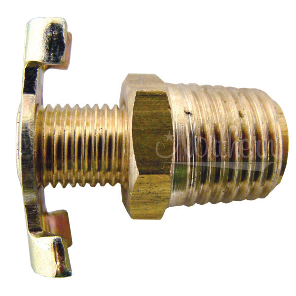 RW0008-0 1/4" DR COCK GM ";W/SHORT WING - 25 PK