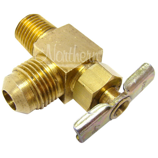 Drain Cock RW0008-01 DRAIN PETCOCK-INT'L 1/4;NPT X 3/8SAE FLARE 90^