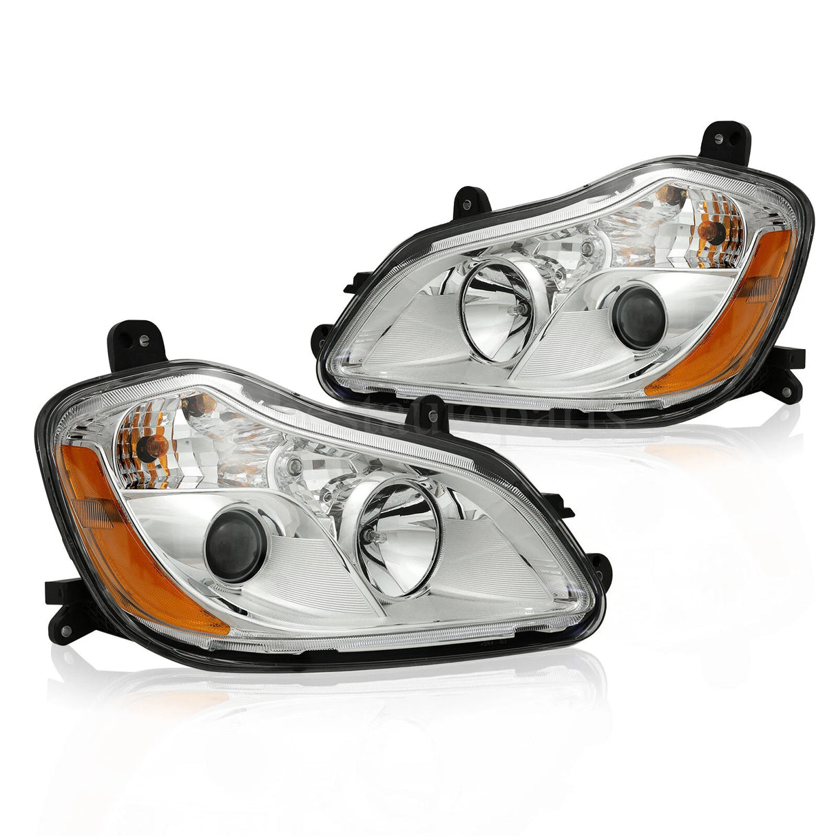 Kenworth T680 Halogen Headlight Assembly Pair Set 2013 - 2021