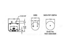 Air Spring - Rolling Lobe 352-2119 1003582119C 16002 1R9019 1R9-019