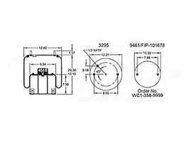 Air Spring - Rolling Lobe 352-8984 1T66E118 1T66E11.8 8984 FS8984
