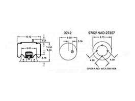 Air Spring - Rolling Lobe 352-9640 1R12367 1R12-367 1T15MT3 64395