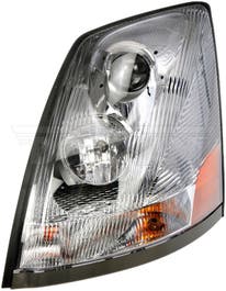 Chrome Headlight Left Hand 888-5526 56496020 564.96020 DE3731118LXASN1EL DE-373-1118LXASN1-EL