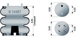 Air Spring - Rolling Lobe B-14487 8033 S14487 S-14487