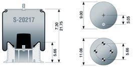 Air Spring - Rolling Lobe S-20217 8944 C20217 C-20217 HTS20217