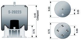 Air Spring - Rolling Lobe S-20223 9640 C20223 C-20223 HTS20223