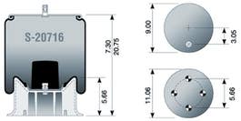Air Spring - Rolling Lobe S-20716 9299