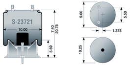 Air Spring - Rolling Lobe S-23721 1R121182 1R12-1182 8569 9644