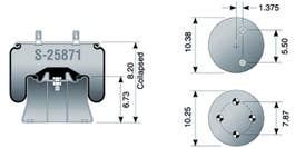 Air Spring - Rolling Lobe S-25871 016008001