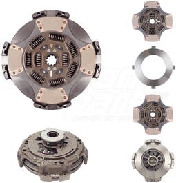 Clutch - 15.5 x 2 9 Spring 4 Paddle 1650 Lbs. SS208935-51 10893551 108935-51 10893551AM 108935-51AM