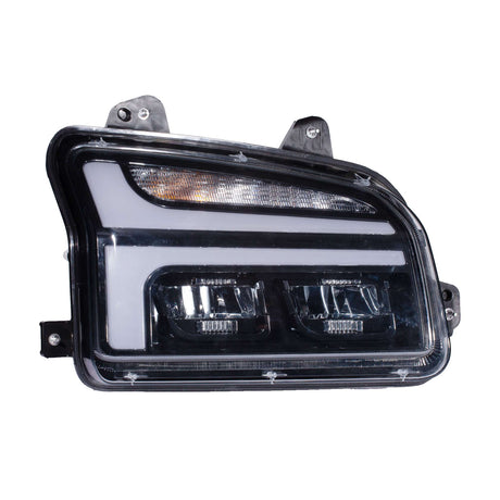 Kenworth T880 2019 - Up Head Light Black Assembly LED 12V Performance Passenger