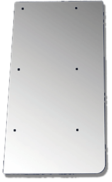 FREIGHTLINER CLASSIC - HOOD EXTENSION PANEL - LAY-OVER - PR