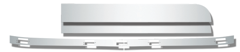 Freightliner FL CENTURY/COLUMBIA VISOR INSERT TRIM 03-OLDER 4 - PC