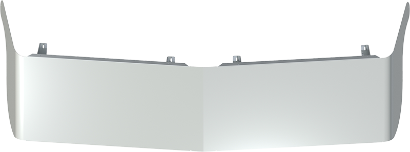 Freightliner FL CASCADIA, 18" 1PC VISOR ('10-'17) (FITS CONDO SLEEPER)
