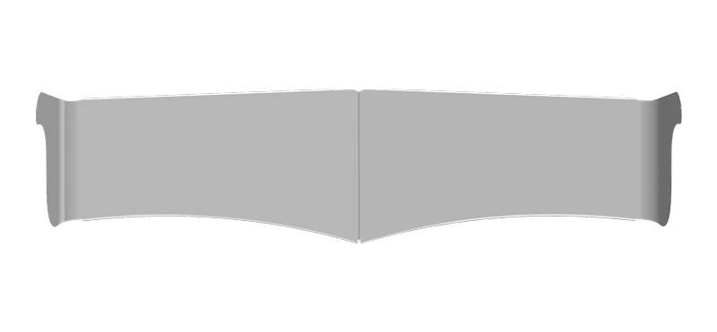 Freightliner FL - 18" - WICKED - DROP VISOR - CASCADIA - 2 PC