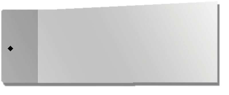 Freightliner FL SLEEPER EXTENSION PANEL - CASCADIA - 48" - BLANK