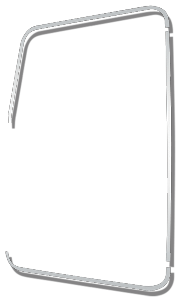 Kenworth KW DAYLITE DOOR OUTER TRIM - 6PC