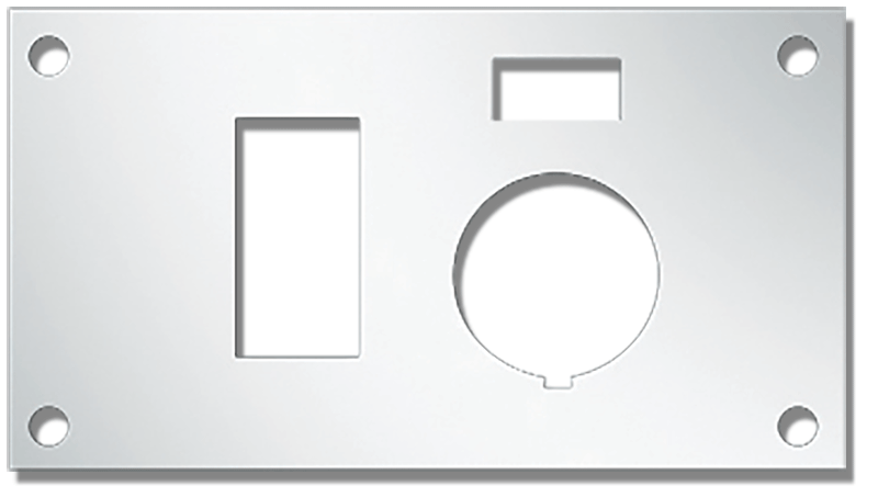 Kenworth KW-WIPER WASHER CONTROL TRIM - W / SWITCH HOLE - 2002 - 2005