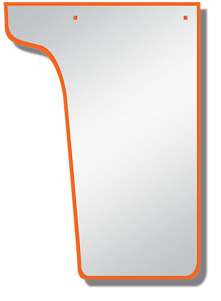 Peterbilt PB 379 - HOOD EXTENSION PANEL - FACTORY LAYOVER