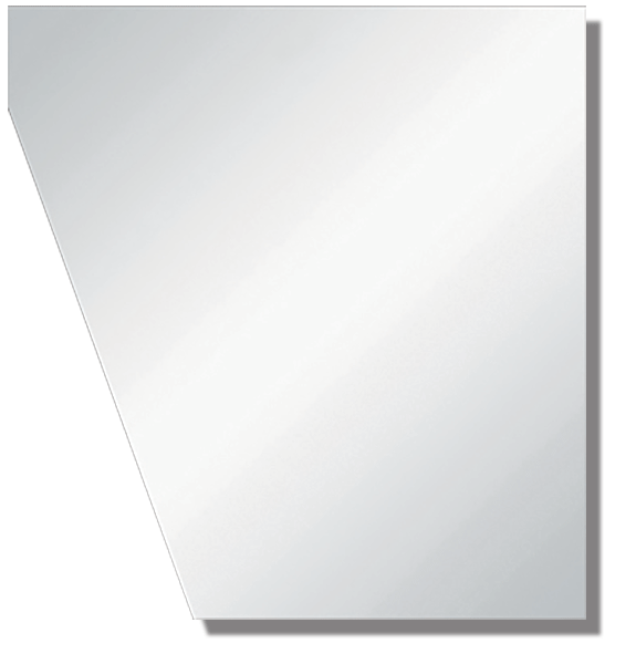 Peterbilt PB 379 - HOOD EXTENSION PANEL - WIDE REPLACEMENT - BLANK - PR