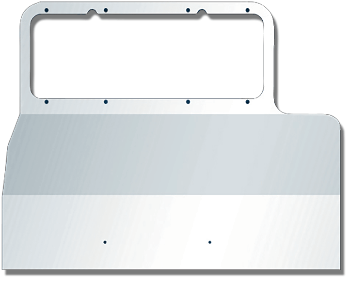 Peterbilt PB FENDER GUARDS - PB - HEADLITE MOUNT - 378, 379 - 1987 & NEWER