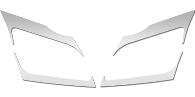 Peterbilt PB 579 GEN I, FENDER GUARDS (UPPER & LOWER, 4PCS) ('12-'20)
