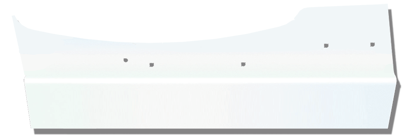 Peterbilt PB 379 FENDER SUPPORT COVER - FRONT - BLANK