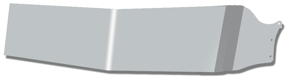 Peterbilt PB - 12" GANGSTER VISOR - FITS ANY - 370 SERIES & 380 SERIES