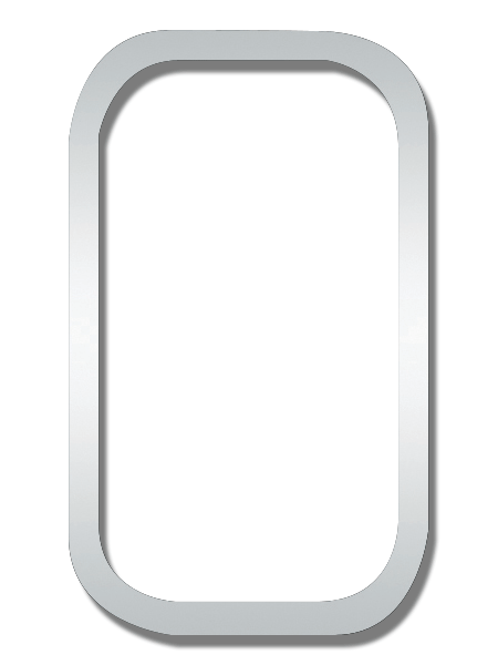 Peterbilt PB RECTANGULAR VIEW WINDOW TRIM RING