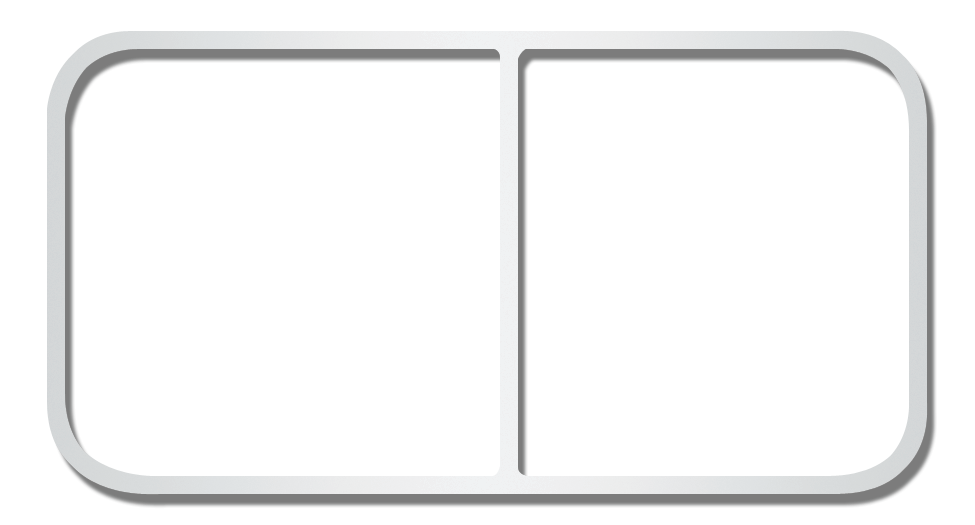 Peterbilt PB 70" SLEEP TRAIND WINDOW TRIM PR
