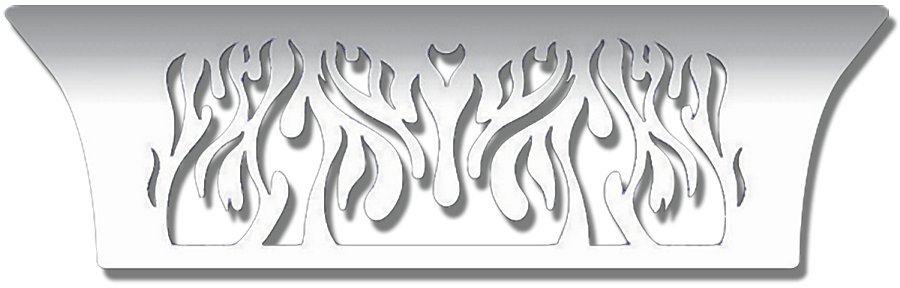 Peterbilt PB SLEEPER WRAP - FLAMES - SM - UNIBILT STAND-UP