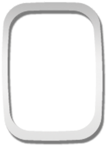 Peterbilt PB SLEEPER STORAGE DOOR HANDLE TRIM - 379,389,579 - 2005 & NEWER