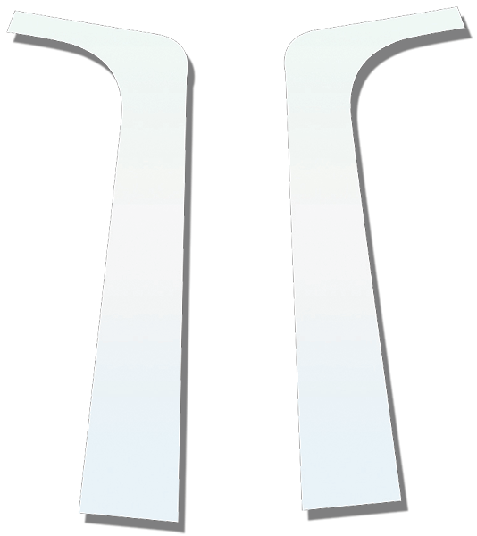 Peterbilt PB - 379 SIDE WINDOW POST COVERS 2001/NEWER 2 PC (L+R)