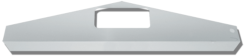 Peterbilt PB - 389 CONSOLE COVER BOX-1 PC W/4" LIP