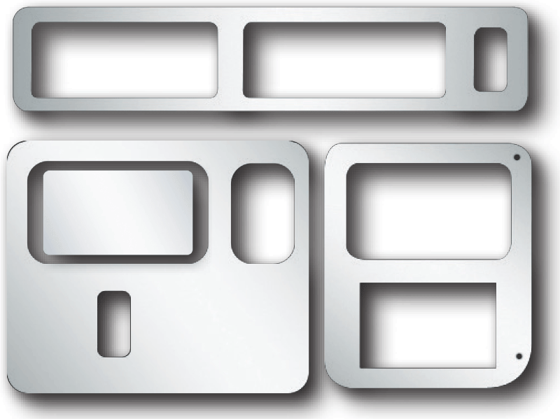 Peterbilt PB 70" ULTRA-SLEEP CONTROL PANEL 4 PC