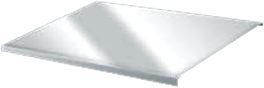 DECK PLATE - 48" X 33" - SMOOTH STAINLESS