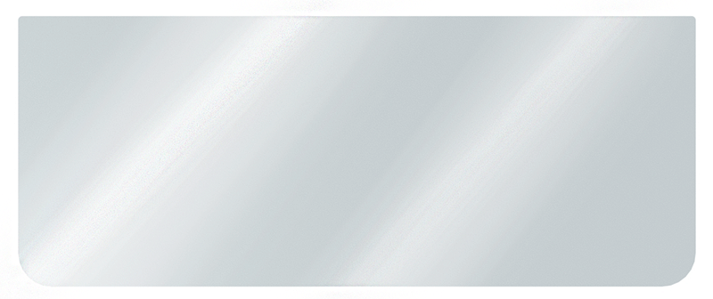 FLAT PERMIT PANEL - 4 X 10 - TAPE MOUNT