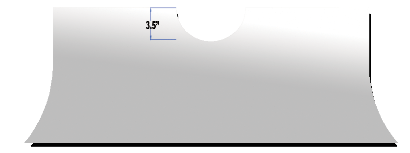 LOWER REAR FRAME FILLER - 389 - BLANK