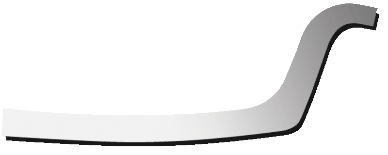 Volvo TOP FENDER TRIM - 830, 880 SERIES