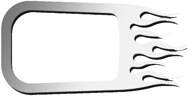 Volvo MID-TURN LIGHT TRIM - W/FLAMES
