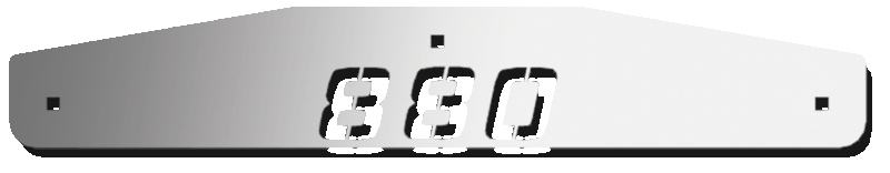 Volvo FLAP WEIGHTS - REAR - 24" - 880 LOGO