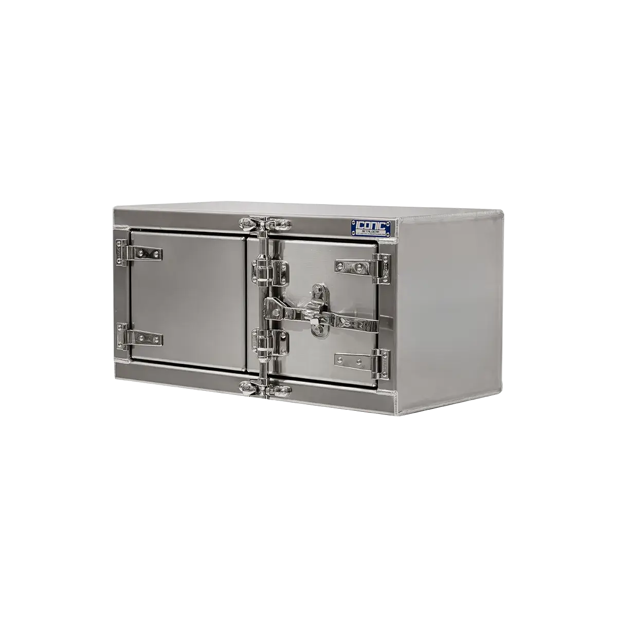 Cam-Lock Box Aluminum Smooth Dual Barn Door 36" Width x 30" Height x 24" Depth