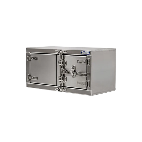 Cam-Lock Box Aluminum Smooth Dual Barn Door 36" Width x 18" Height x 24" Depth