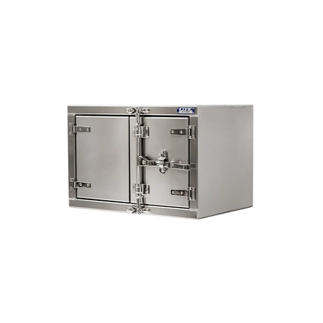 Cam-Lock Box Aluminum Smooth Dual Barn Door 36" Width x 24" Height x 24" Depth